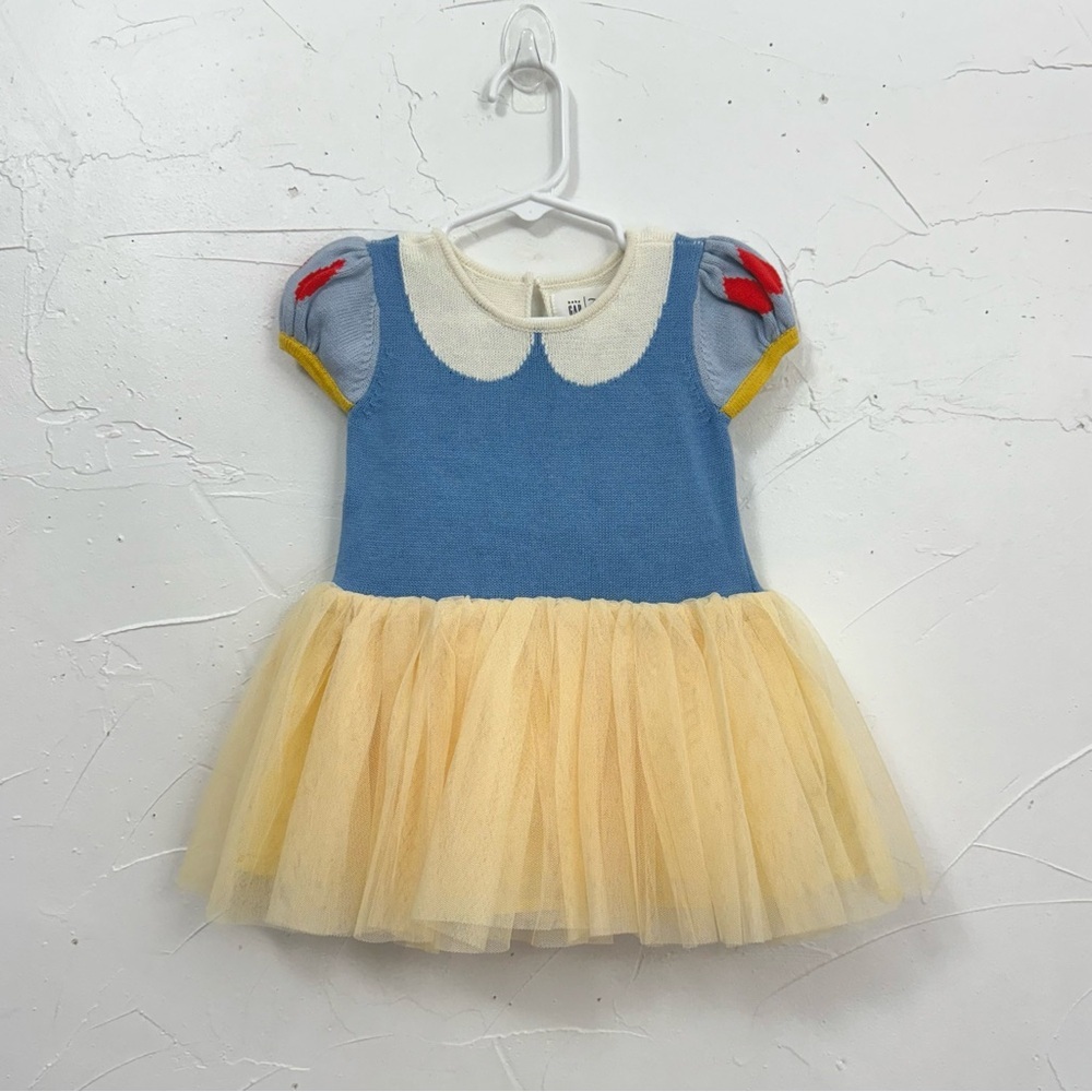 Gap × Disney Baby Snow White Tulle Dress Size 6-12 months - Picture 4 of 8